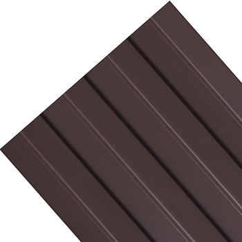 Профнастил СС10 1,1/1,16 м 0,5мм L - 1,6м, S - 1,856м2 (RAL 8017 - шоколадно-коричневый) 3шт